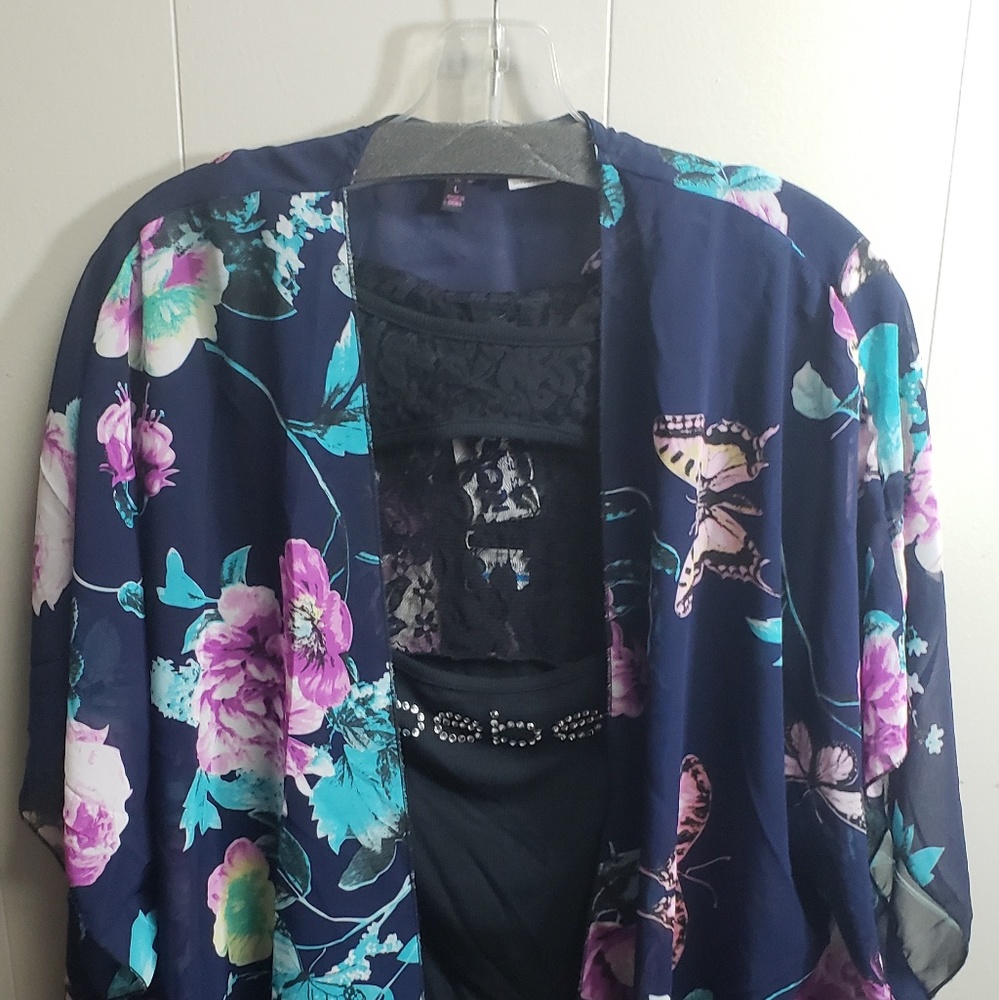 Cape floral blue.